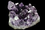 Dark Purple, Amethyst Crystal Cluster - Uruguay #123798-1